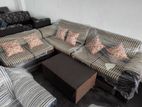 New L Fabric Sofa Set With ( Free ) Stool Pillow