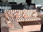 New L Fabric Sofa Set with Stool Pillow