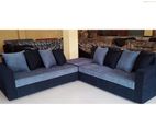 New L Sofa Corner Set Fabrics - 6008UD