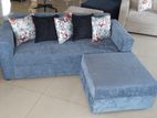 new L sofa Leather Two Tone - ROMY