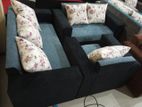 New L Sofa Set Leather Two Tone - Gh 0050