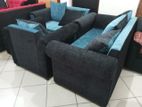 New L Sofa Set Leather Two Tone - Gh 0052