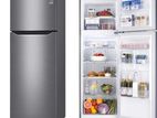 New LG 258L Refrigerator Smart Inverter Double Door Fridge 260 - Silver
