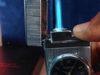New Lighter Watch Crisp Sound  Strong BlueJet Flame Torch One Key