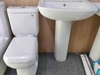 Bathroom Commode Washbasin Set