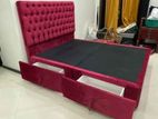 New Luxury Cushion Divan Bed 6*5 Ft with 2 Locker