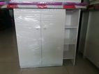 new mdf white colour iron cupboard