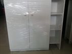 New Mdf White Colour Iron Cupboard Large