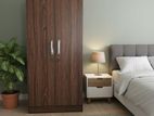 new melamine 2 door cupboard wardrobe 6*2.5 ft