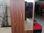 New Melamine 2 Door Wardrobe Mirror Cupboard 6 X 2.5