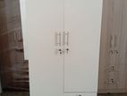 New Melamine 2 Door White Colour Cupboard Wardrobe
