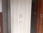 New Melamine 2 Door White Colour Cupboard Wardrobe
