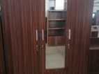 New Melamine 3 Door 6*4 Ft Wardrobe Cupboard