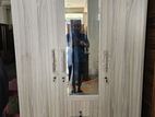 new melamine 3 door ash colour cupboard wardrobe