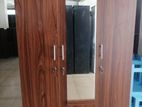 New Melamine 3 Door Cupboard 6 X 4 Ft Wardrobe Large