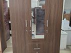 New Melamine 3 Door Cupboard Large Wardrobe Fs