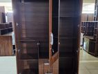 New Melamine 3 Door Cupboard Mirror Wardrobe 6*4 Ft
