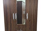 New Melamine 3 Door Cupboard Wardrobe 6*4 Ft