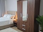 New Melamine 3 Door Cupboard Wardrobe 6*4 Ft fs