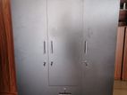 New Melamine 3 Door Cupboard / Wardrobe Black Colour 6 X 4 Ft