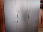 New Melamine 3 Door Cupboard / Wardrobe Black Colour 6 X 4 Ft