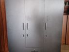 New Melamine 3 Door Cupboard / Wardrobe Black Colour 6 X 4 Ft large