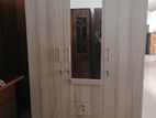 New Melamine 3 Door hash colour Wardrobe 6 X 4 Ft Cupboard