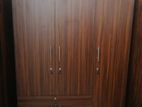 New Melamine 3 Door Large Drawer Cupboard Wardrobe