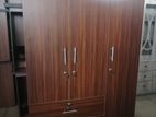 New Melamine 3 Door Large Drawer Cupboard Wardrobe