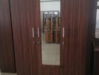 New Melamine 3 Door Mirror 6 X 4 Ft Wardrobe Cupboard