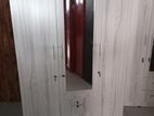 New Melamine 3 Door Wardrobe 6 X 4 Cupboard Hash Colour large