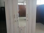 New Melamine 3 Door Wardrobe 6 X 4 Ft Cupboard Hash Color large