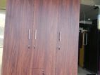 New Melamine 3 Door Wardrobe Cupboard 6 X 4 Ft