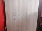 New Melamine 3 Door Wardrobe Cupboard 6 X 4 Ft Hash Colour