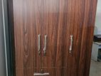 new melamine 3 door wardrobe ( cupboard ) mirror 6*4 ft