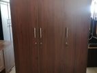 New Melamine 3 Door Wardrobe Dark Cupboard 6 X 4 Ft