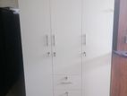 New Melamine 3 Door Wardrobe White Colour Cupboard 6*4ft