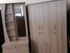 New Melamine 3 Door Wardrobe with Dressing Table 6 X 2.5 Ft lrge