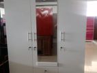 New Melamine 3 Door White Colour Cupboard 6*4 Wardrobe