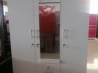 New Melamine 3 Door White Cupboard 6*4