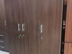 New Melamine 3 Locker Door Wardrobe 6 X 4 Ft Cupboard