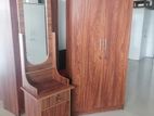 New Melamine 6 X 2.5 Ft Wardrobe With Dressing Table