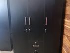 New Melamine 6 X 4 FT Black Cupboard / Wardrobe 71 47'
