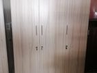 New Melamine 6 X 4 Ft Plain Cupboard 3 Door Wardrobe