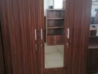 New Melamine 6*4 Ft 3 Door Wardrobe Cupboard