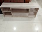 new melamine 65 " tv stand cupboard ash / brown colour