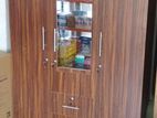 New Melamine 6x4 3D Cupboard with Mirror