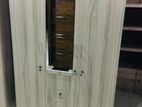 New Melamine 6x4ft 3d Cupboard With Drawer Amarican Ash
