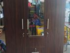 New Melamine 6x4ft 3D Cupboard With Mirror