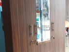 New Melamine 6x4ft 3D Cupboard with Mirror